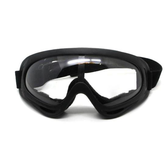 Classic Large Frame Anti-UV ABS Adjustable Strap Windproof Motorcycle Goggles for Sports Sport