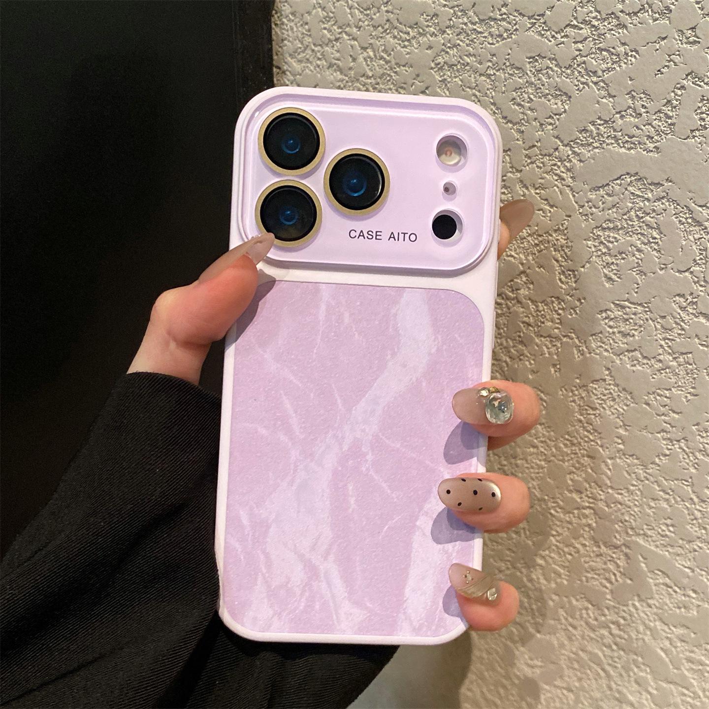 

Snow Mountain Velvet Apple 17 Pro Max Phone Case for 16 Pro - Transforms to 15, 14 with Large Window & Magnetic Attraction for 13 iPhone 15 Plus