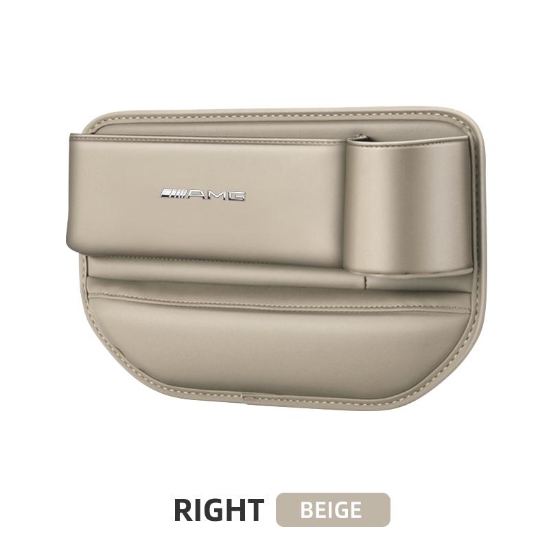 Auto Leder Sitzspalt-Organizer Mit Becheraufbewahrungsbox Für Mercedes Benz AMG W177 W176 X166 X167 C257 C218 X253 C118 C117 H247 X156