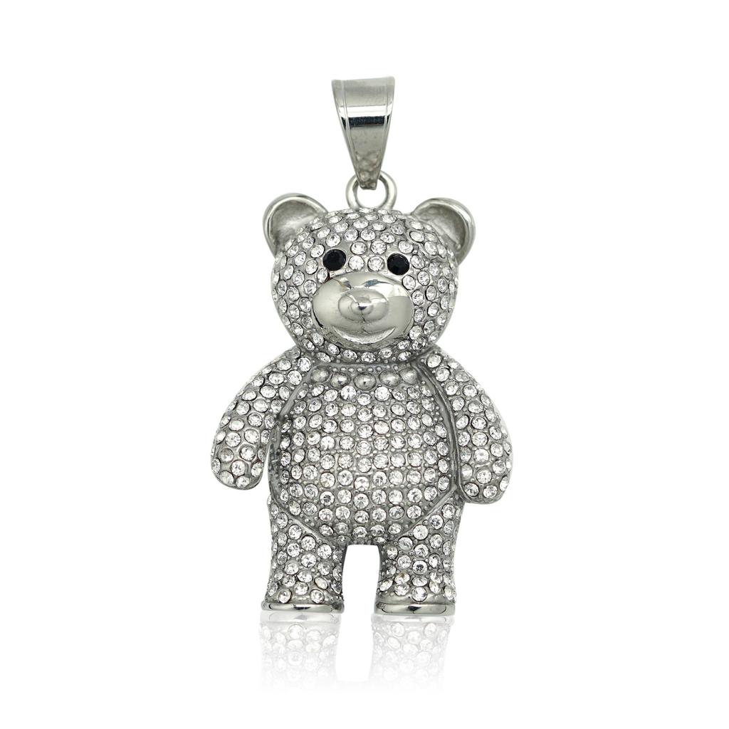 Pendant New Hip Hop Fashion Jewelry Animal Cute Bear Pendant Necklace