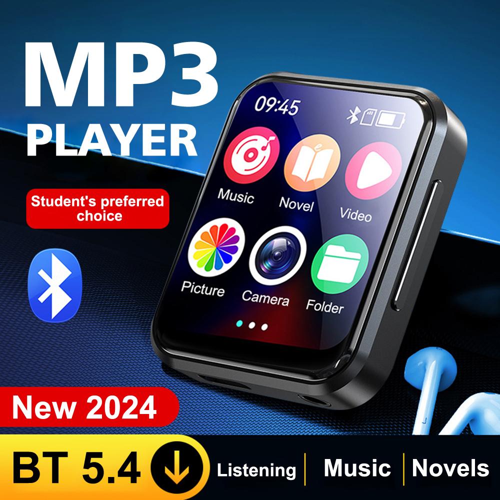 Bluetooth 5.4 MP3 player MP4 player 2 inch IPS full touch HD colour screen Support photo, radio, alarm video, e-book, etc.