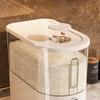 Moisture-Proof Rice Storage Container Visible Flour Storage Bucket  Kitchen Storage