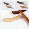 4 pcs Wooden Chopstick Rests Japanese Style Smooth Surface Table Decor For Holding Chopsticks Kitchen Cutlery Organizer Dinning