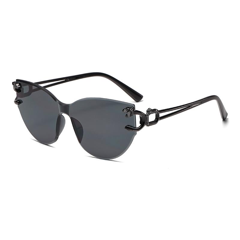NUOVI Occhiali da Sole Rettangolari Retro Senza Montatura Lenti Graduali Protezione UV Occhiali Accessorio Moda da Esterno