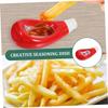 4.4 Inches Ketchup Dish Mustard Dish Salad Dressing Dish Mayonnaise Dish for Kitchen Home 4 Colors Ceramic Dipping Dish