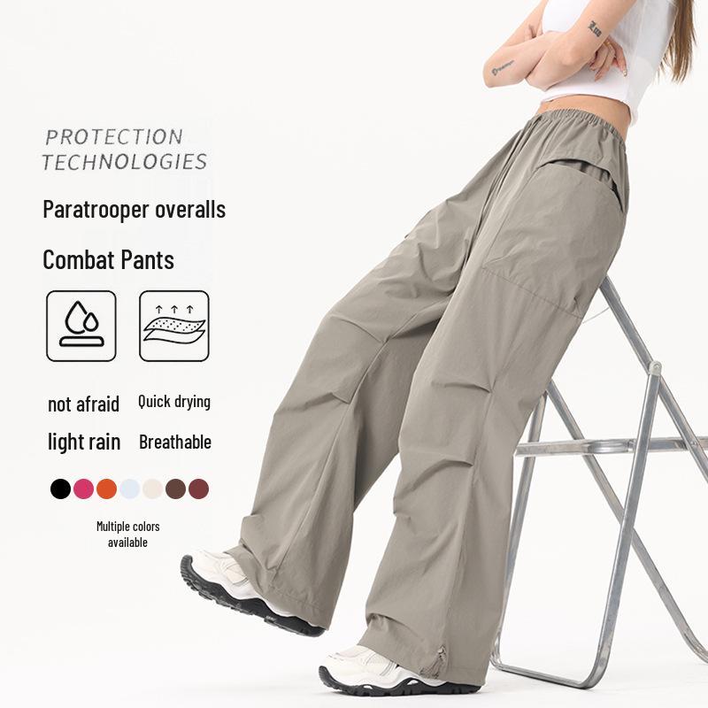 Summer Quick-Dry Outdoor Cargo Pants - Breathable, Slimming, and Lightweight for Commuting  Hiking XL (70-80 kg)