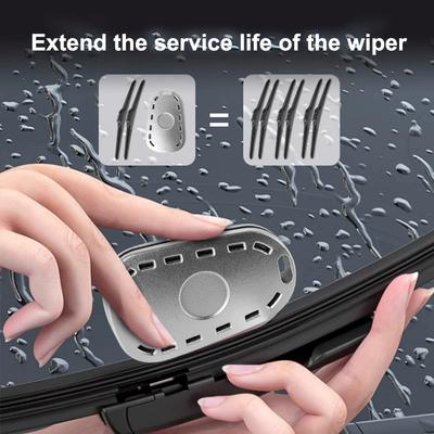 Multi-Function Wiper Repair Tool Windshield Repair Tool Remove Scratches Smoothing Rubber Wiper Blade Car Repair Accessories