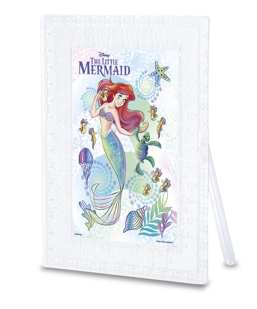 Yanoman 132-Piece Jigsaw Puzzle The Little Mermaid Beautiful Ariel [Clear Stand Puzzle] (15.8x21.4cm) 2500-40