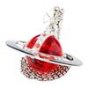Vivienne Westwood Giant Orb Limited Edition Saturn Transparent Giant Ball Necklace Unisex necklace Red 6302034202P182CN001