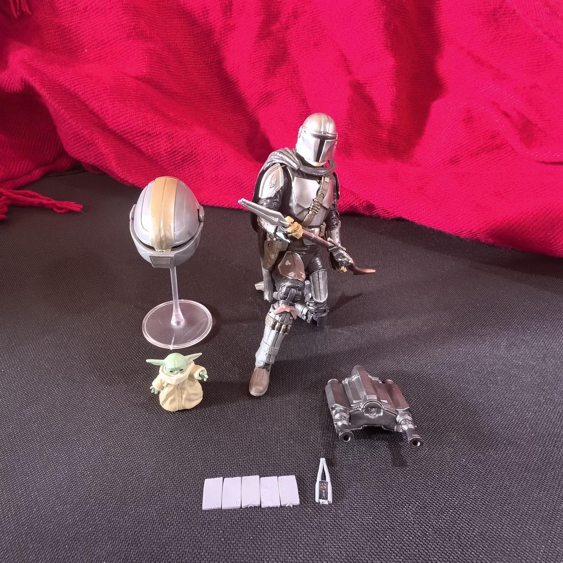 НОВИНКА Star Wars The Black Series - Дин Джарин Мандалорец и Дитя Малыш Йода Подвижные суставы Фигурка Модель Игрушки Other