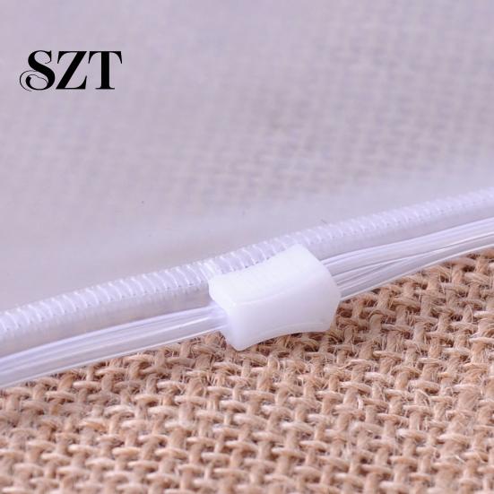 A5/A6/A7 Zippered Lock Envelope Document File Bag Transparent Pocket Organizer