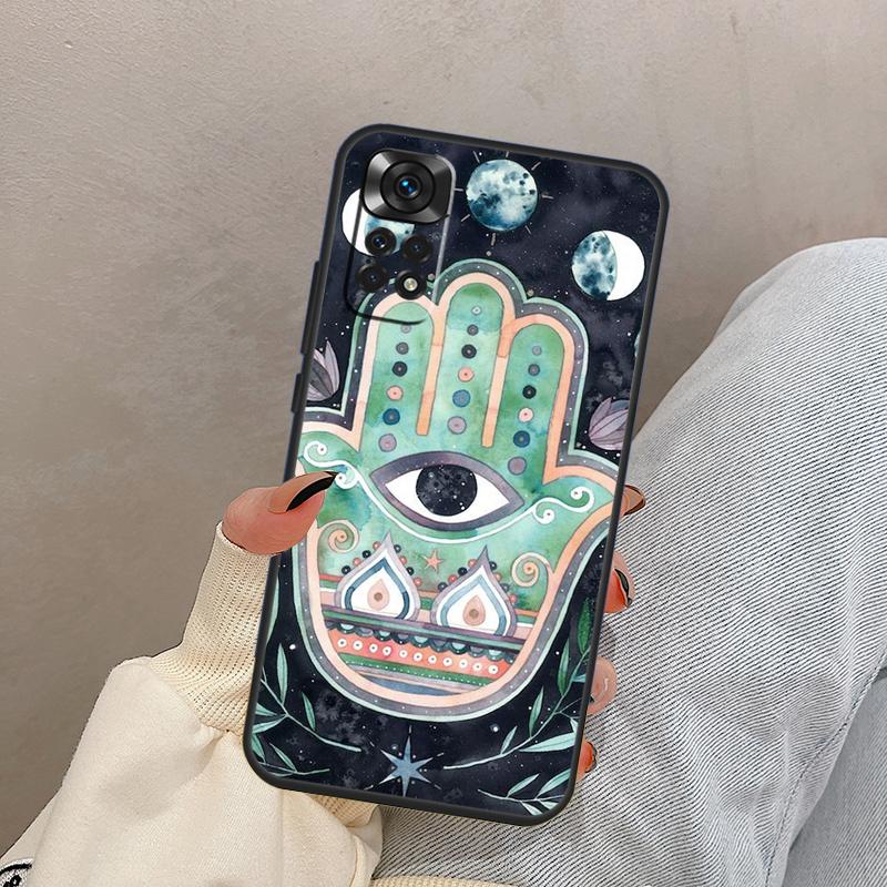 Hamsa Hand Of Fatima For Xiaomi Redmi Note 13 10 12 11 14 15 Pro Plus Case Cover For Redmi 15 13C 12C 14C 10C 15C