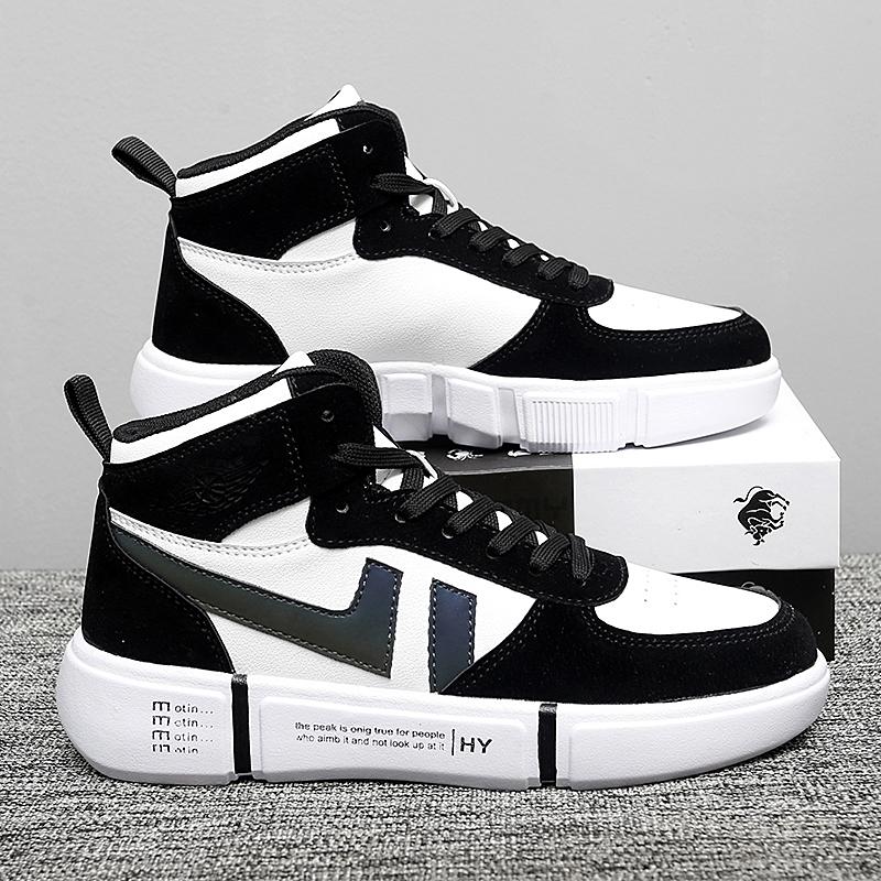 Skateboard Shoes Women high top Sneakers children Jogging Sport Flat Shoe Female Leather Tourism Waterproof Casual Running Board