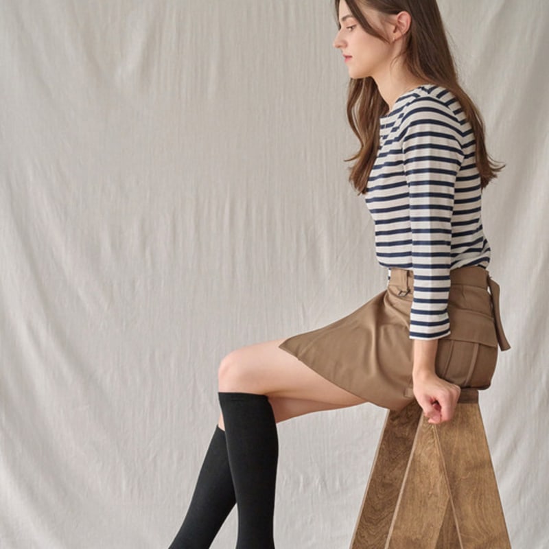 Lululela Daily Plain Knee Socks (4 Colors)