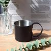 304 stainless steel large capacity single layer beer mug office desktop mug