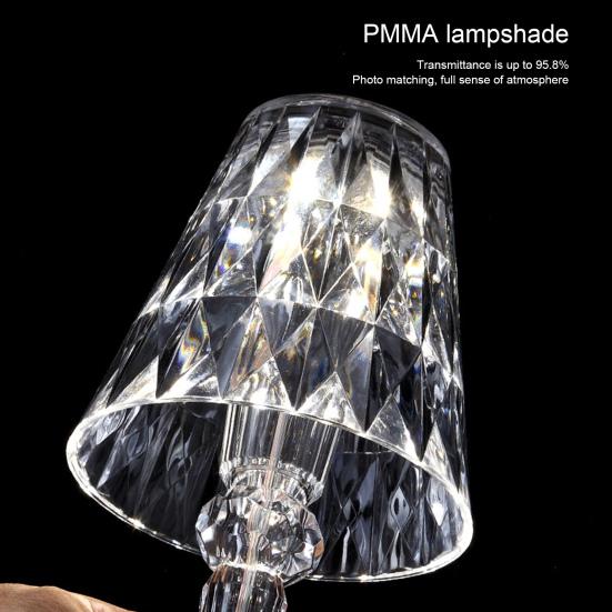 Table Lamp High Romantic LED Acrylic Brightness Adjustable Crystal Touch Control Atmosphere Night