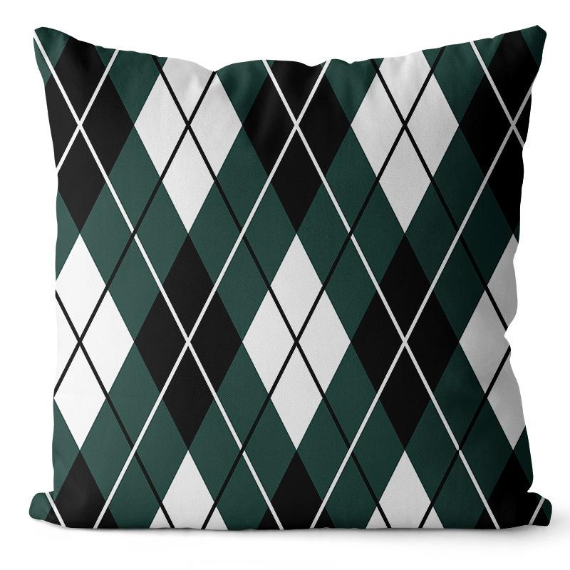 Orange Nordisch Schlicht Grün Geometrisches Kissen Elch Zebra Muster Kissen Büro Wohnzimmer Sofa Rückenlehne