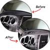 Carbon Fibre Dashboard Underside Cover Sticker For Toyo-ta Tundra 2007-2013