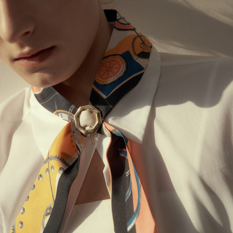 Saint Luxure Twilly Scarf Pico SL20SSTPC