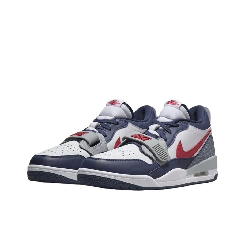 Jordan Legacy 312 Synthetic Leather Children's Basketball Shoes White Blue Red CD7069-164