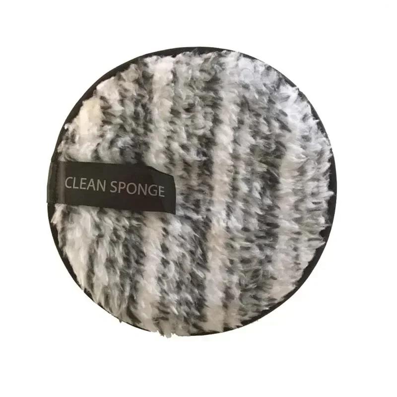 1Pcs Fiber Makeup Remover Pad Reusable Face Clean Sponge Cloth Towel Cosmetic Puff Make Up Accessories