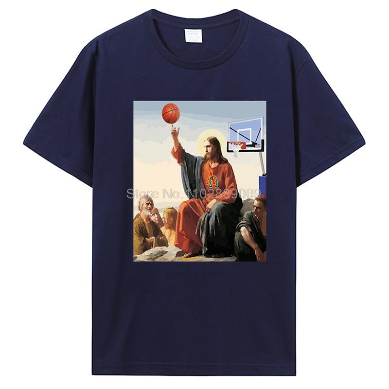 Herren Bodybuilding T-Shirt Pumping Training Crossfit Schwarzes T-Shirt Fitness Jesus Ist Mein Spotter T-Shirt Baumwoll-Tees Streetwear