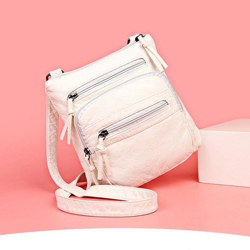 Vintage Umhängetasche für Damen, weiches PU-Leder, Umhängetasche, modischer Messenger, multifunktional, kleine quadratische Handy-Geldbörse