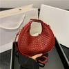 Damen Premium Schultertasche Neue Mode Nischendesign Umhängetasche Weiblich Schlichter Stil Weibliche Gewebte Hobo-Tasche