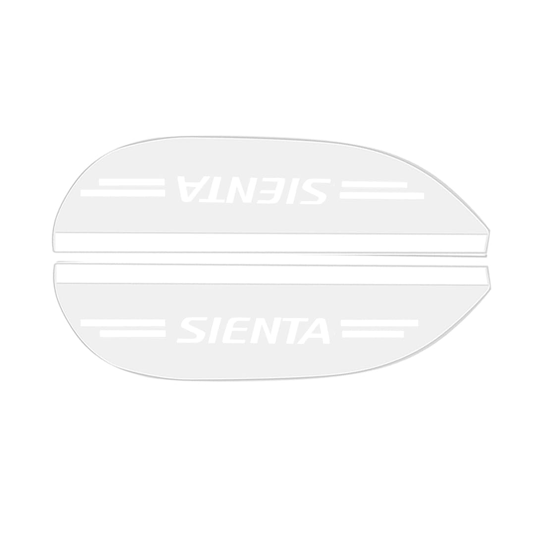 Козырьки боковых зеркал Sienta для автомобилей с комплектацией SIENTA Exclusive One Size