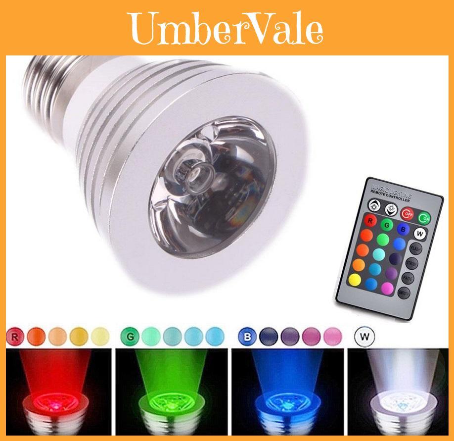 Premium Quality Magic Spot Light Bulb Lamp With 16 Color Led Wireless Remote Control For Any Room