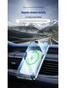 Magnetyczny Bezprzewodowy Uchwyt Samochodowy X16 na iPhone 12/13/15W, Stop Aluminium
