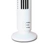 USB Tower Fan 2 Speeds Powerful Wind Oscillating Bladeless Cooling Fan for Office Desk Home White