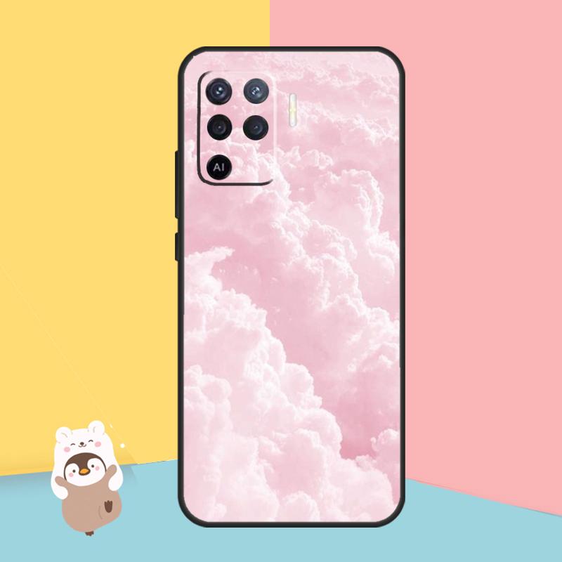 Pastelově růžový kryt pro OPPO Find X5 X3 Lite Pro A15 A16 A52 A72 A5 A9 A31 A53 A83 A93 A54 A74 A94