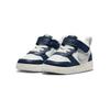 Nike Court Borough Low 2 Comfortable Durable Low-Top Walking Shoes Baby Sneakers White Blue BQ5453-121