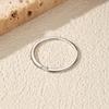 MODIAN Simple Moissanite Stackable Rings 925 Sliver Dazzling Thin Finger Rings For Women Daily Fine Jewelry