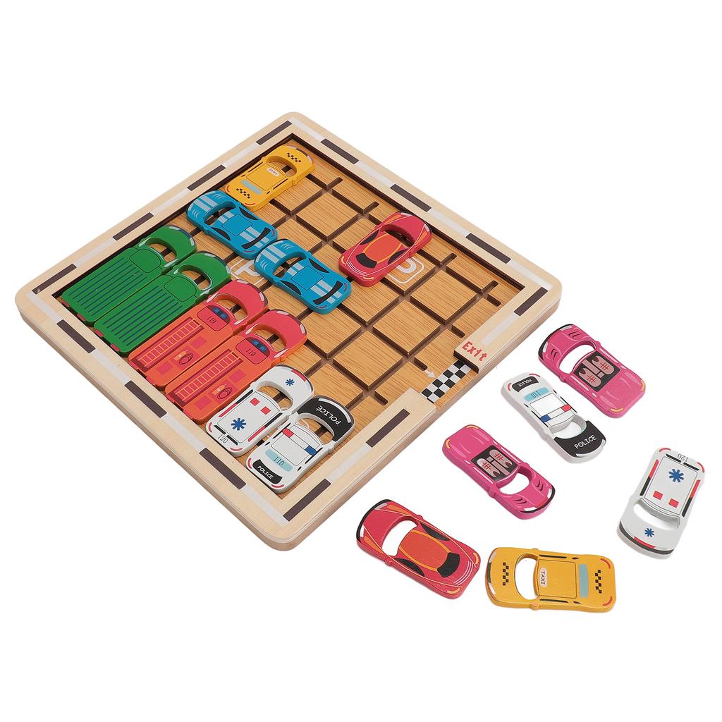 Jam Puzzle Game Wooden 120 Levels Sliding Puzzle Game for Age Over 5 Children Kids Gift