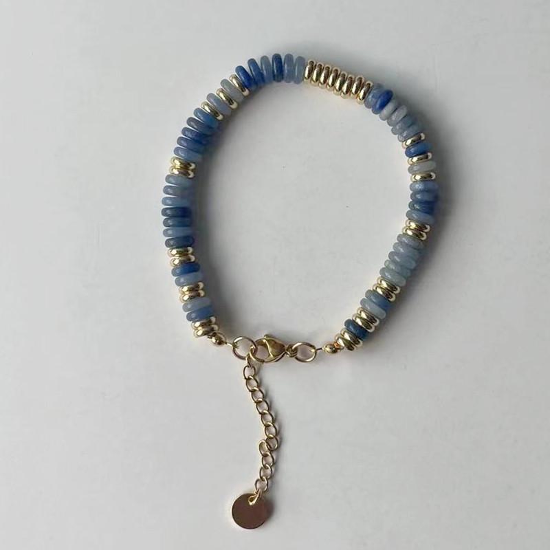 Colorful Semi-Precious Stone Beaded Necklace - Handmade Vintage Clavicle Chain with Optional Multi-Color Design