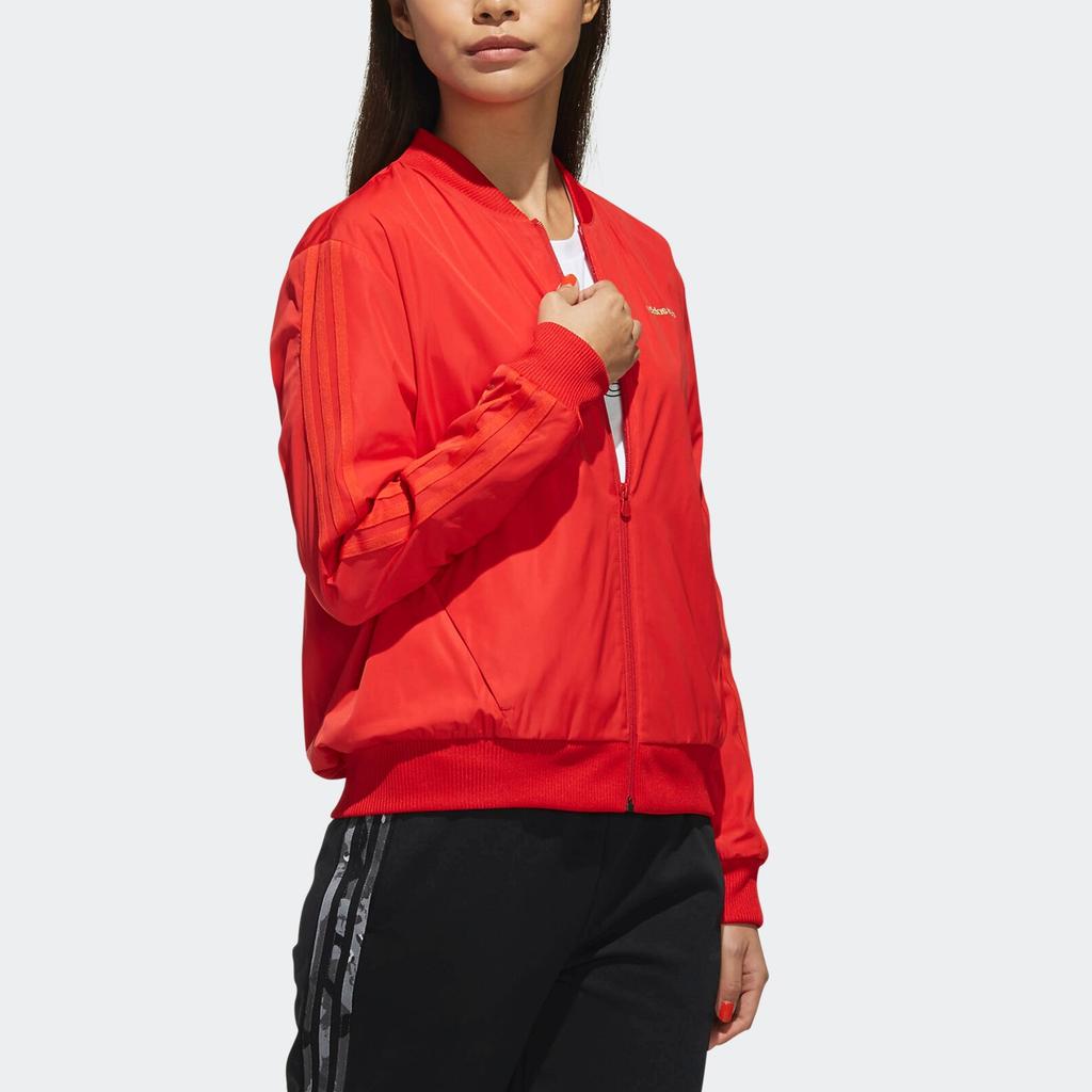 Adidas Neo Casual Sports Jacket Women Jacket Light-Crimson DZ7606