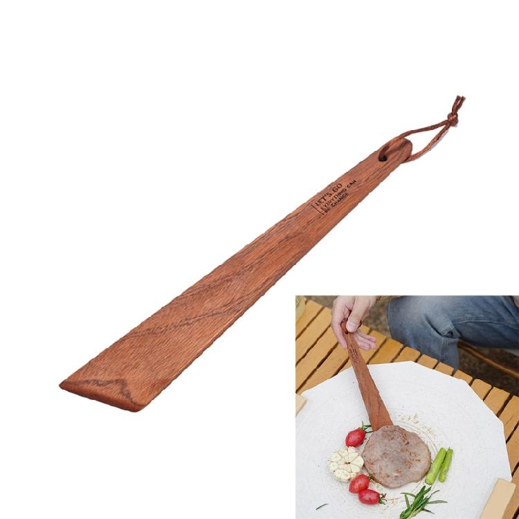 Durability Wood Spatula Comfortable Grip Spatula Portables Safe Spatula for Outdoor Grilling and Home Cooking