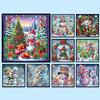 Snowman 5D DIY Diamond Art Painting Kit for Home Wall Decoration Special Shape Partial Drill Dimond Art Painting 30x30cm