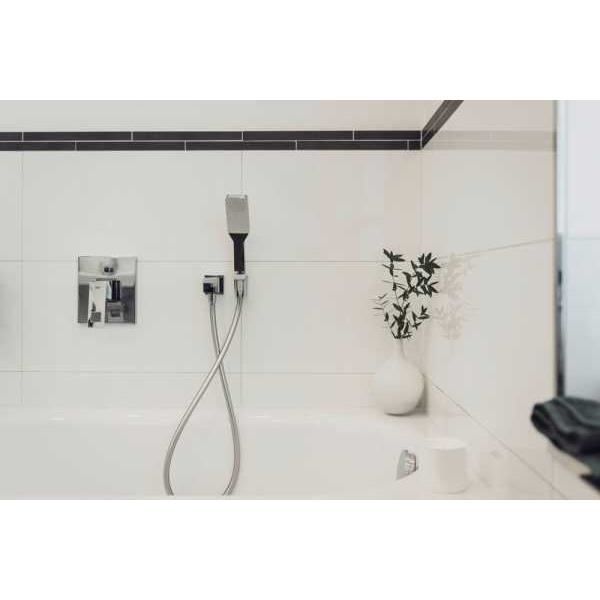 Tuyau de douche - wenko - design - flexible 1,75 m - plastique - raccord universel ½"