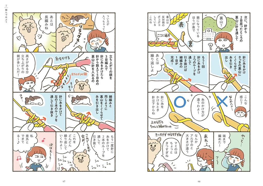 Learn the Basics of Crocheting and Motifs Through Manga and Videos