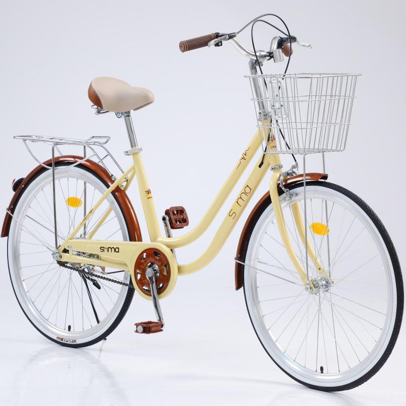 Sanhe Horse 24/26-inch Unisex Commuting & Shopping Bike with Variable Speed and Lightweight Design