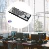 Mechanical Keyboard ABS Cover 87 Shaft Keys Mixed Color Light Colorful LED Effect Water Proof Electronic Gaming Keyboard