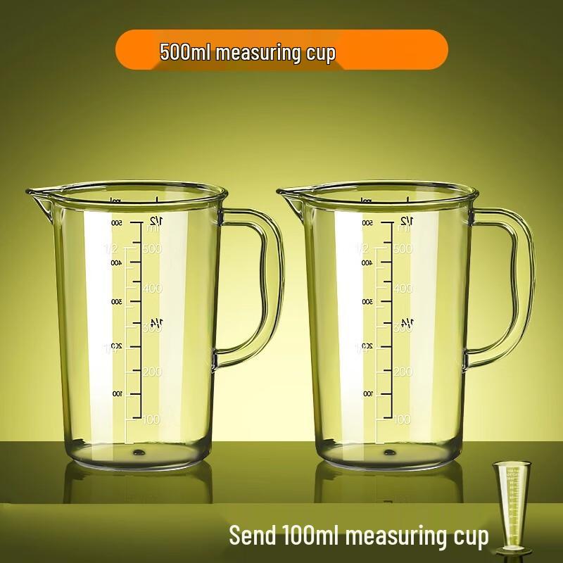 500 мл Прочный пластиковый мерный стакан с мерной шкалой