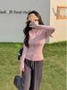 Women's Black Ice Silk Slim-Fit Stand-Collar UV Protection Yoga Top