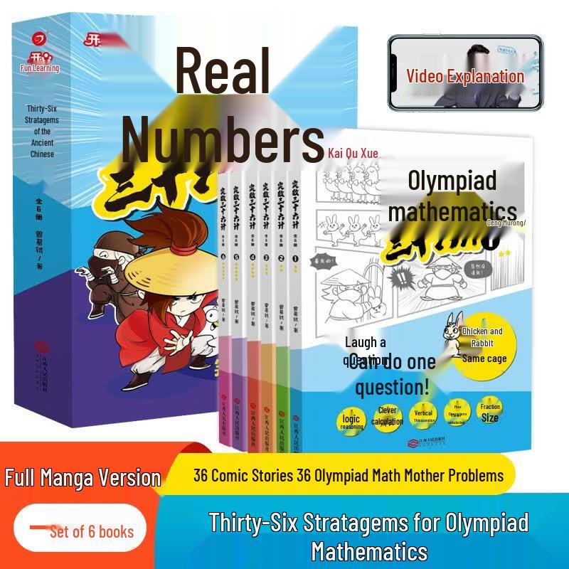 Elementary School Math Olympiad Comics (6-Book Set)