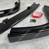 3pcs H Style Front Bumper Lip Spoiler for BMW E39 5 Series M5 M Pack 1996-2003 MP Bumpers Sedan Touring Wagon Gloss Painted