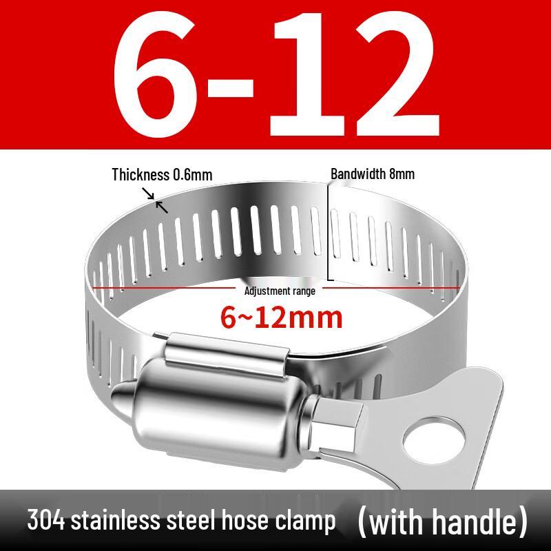 Хомуты для шлангов из нержавеющей стали 304