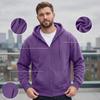 Men's Casual Color Zip-up Hoodie Jacket